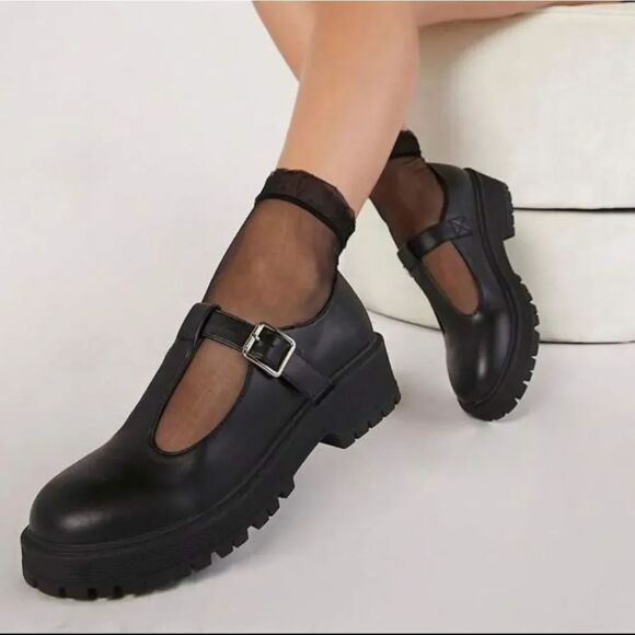 Madden Girl Shoes - BRAND NEW MADDEN GIRL G-CRATE PLASFORM MARY JANE T-STRAP FLAT SHOE G1